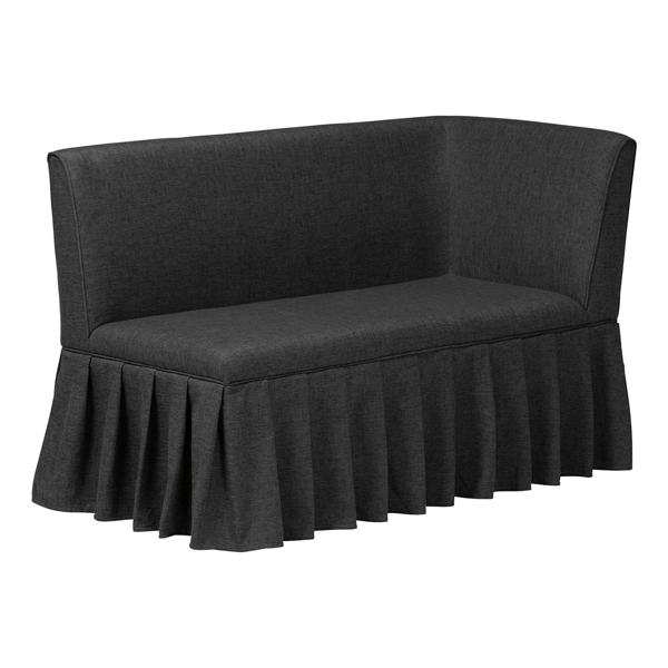 Baxton Studio Richard 3pc. Fabric Upholstered Dining Nook Set