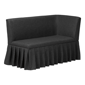 Baxton Studio Richard 3pc. Fabric Upholstered Dining Nook Set - image 2