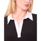 Plus Size MSK Short Sleeve Spread Collar Shift Dress - image 5