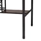 Baxton Studio Vintner Industrial Pub Table w/ Built-In Wine Cage - image 5
