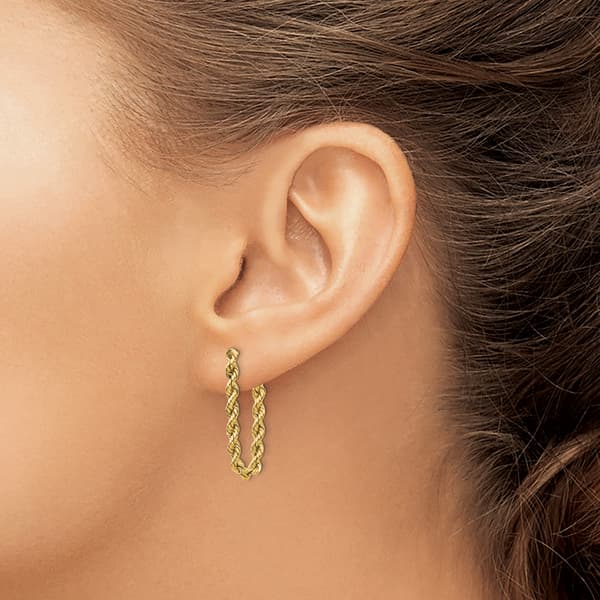 Gold Classics™ 14kt. Dangle Rope Earrings