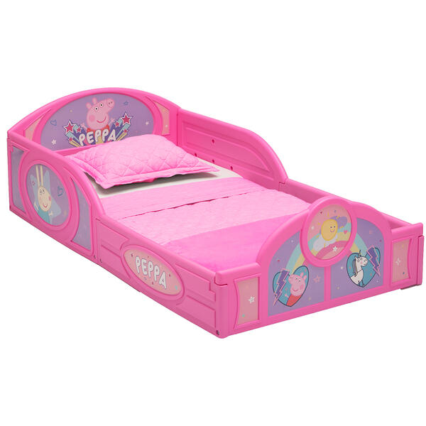 Delta Children Peppa Pig Sleep & Play Toddler Bed - image 