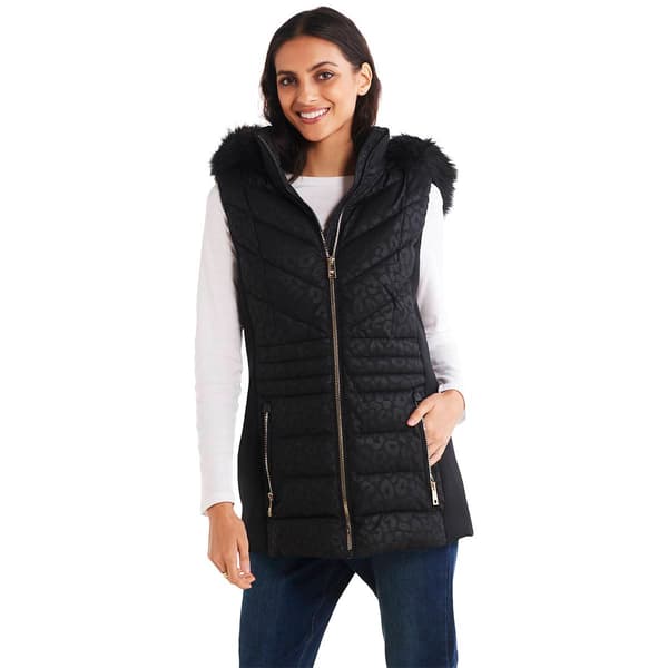 Michael kors vest with fur clearance hood