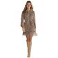 Womens MSK Long Sleeve Patterned Floral Shirtdress - image 2