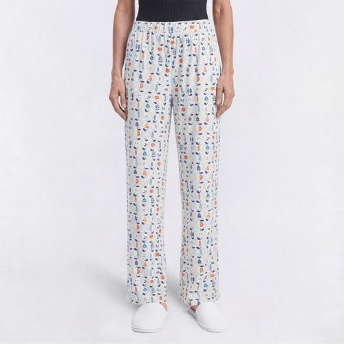 Womens MUK LUK(R) Apple Cloud Knit Pajama Pants - image 