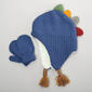 Toddler Boy Capelli(R) New York Dino Scale Earflap Hat with Mittens - image 1