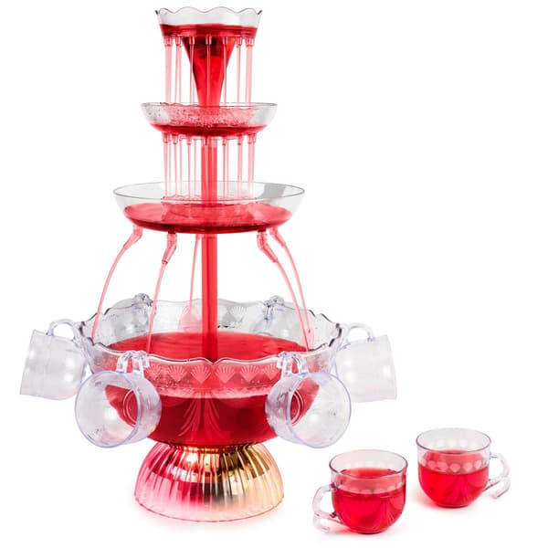 Nostalgia&#40;tm&#41; 3-Tier Lighted Party Fountain - image 