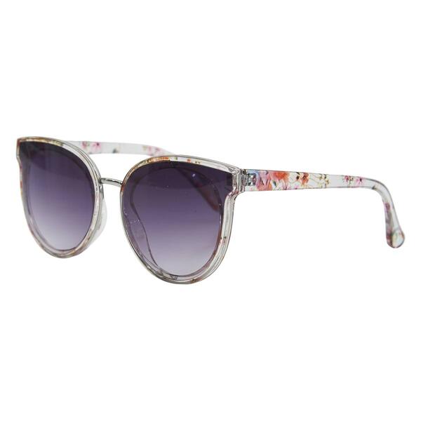 Womens Tropic-Cal Boardwalking Plastic Oval Sunglasses - Silver - image 