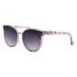 Womens Tropic-Cal Boardwalking Plastic Oval Sunglasses - Silver - image 1