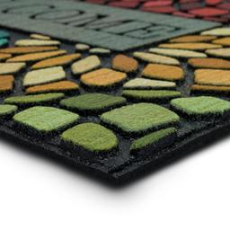 Mohawk Home Stained Glass Geometric Rectangle Doormat