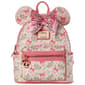 Womens Loungefly Minnie Mouse Floral Mini Backpack - image 2