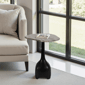 Sagebrook Home 21in. Curved Top Marble Accent Table - image 9