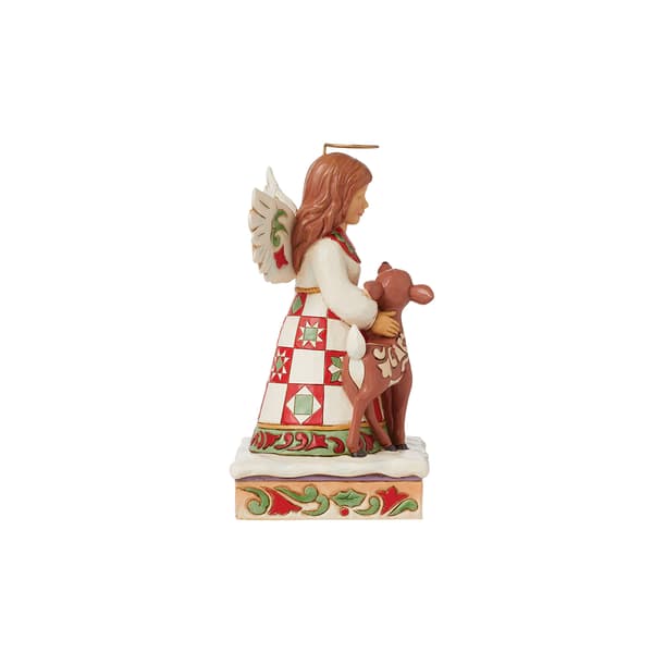 Jim Shore Heartwood Creek Angel with Deer Figurine