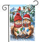 Briarwood Lane Winter Chipmunks Garden Flag - image 1