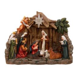 Kurt S. Adler 10.4in. Light-Up Nativity Table Piece