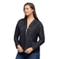 Womens 24/7 Comfort Apparel Button Front Long Sleeve Cardigan - image 3