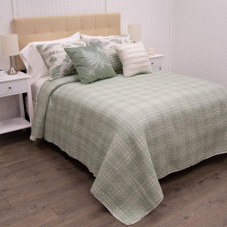 Donna Sharp Botantical Cotton Quilted Bedding Set