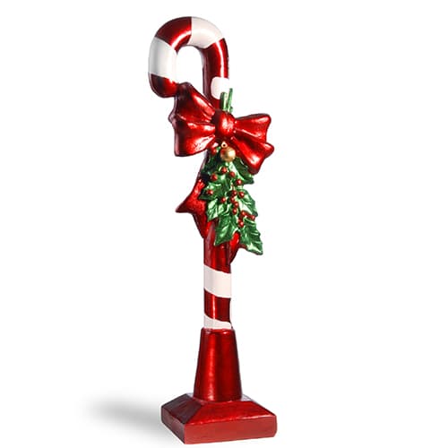 National Tree 3ft. Candy Cane with Bow Decoration - image 