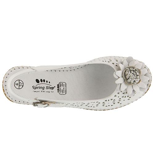 Womens Spring Step Belford Slingback Sandals – White