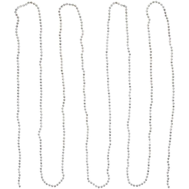 Northlight Seasonal Metallic Faceted Beaded Christmas Garland