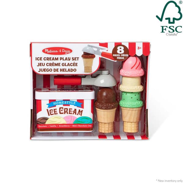 Melissa & Doug&#174; Scoop & Stack Ice Cream Cone Playset