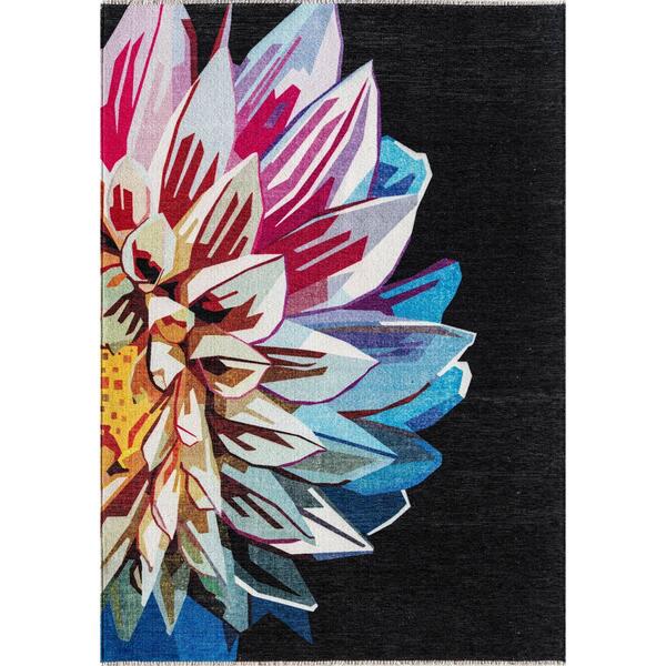 Elizabeth Sutton Maisie Large Flower Rectangular Area Rug - image 