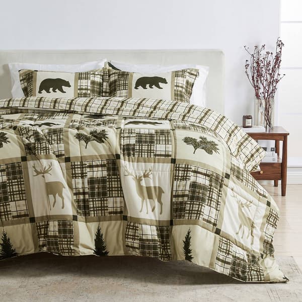 Freshfolds Winter Reversible Stonehurst 3pc. Comforter Set