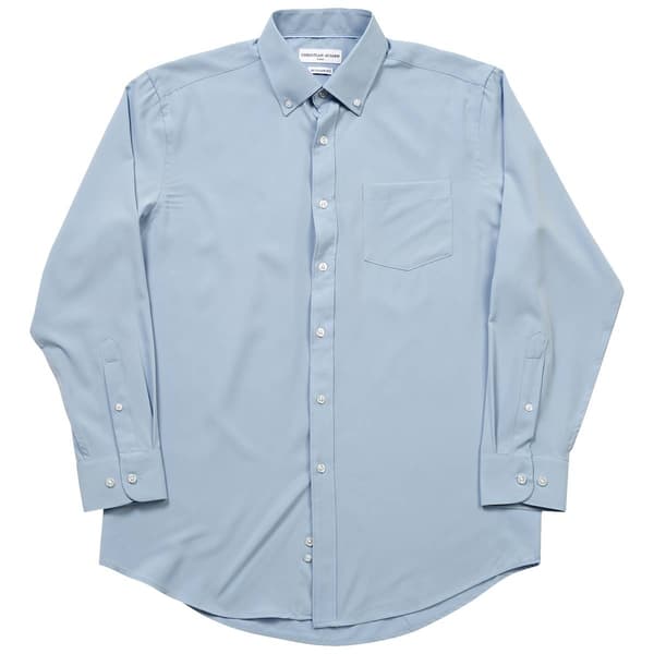 Mens Christian Aujard Long Sleeve Dress Shirt - Powder Blue - image 