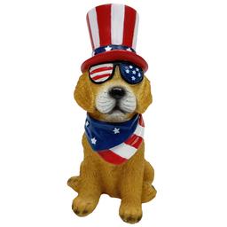 Patriotic Top Hat Dog