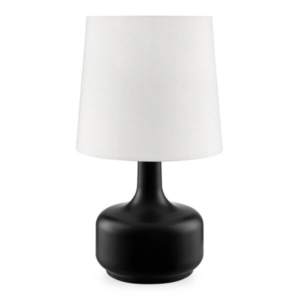 9th & Pike&#40;R&#41; 17in. White Shade Metal Bedside Table Lamp - image 