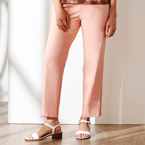Petite Skyes the Limit Blooming Pastels Pull On Ankle Pants - image 