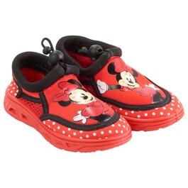 Little Girls Disney Junior Minnie Mouse Red Dot Aqua Shoes