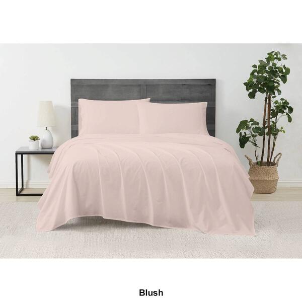 Cannon 200 Thread Count Solid Percale Sheet Set