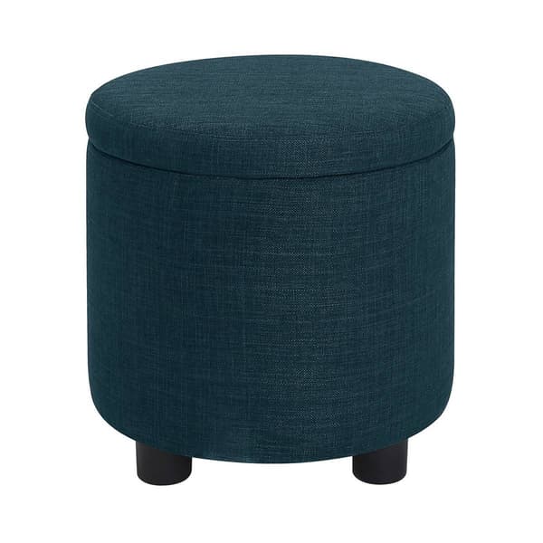 Convenience Concepts Designs4Comfort Round Ottoman - image 