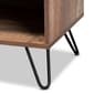 Baxton Studio Iver Rustic Oak TV Stand - image 5