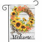 Briarwood Lane Sunflower Fall Wreath Garden Flag - image 1