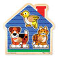Melissa &amp; Doug® 3pc. House Pets Jumbo Knob Wooden Puzzle - image 2