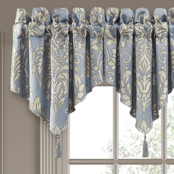 Royal Court Lorenzo Damask Window Ascot Valance - 21x40