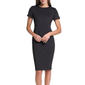 Womens Calvin Klein Short Sleeve Crepe Dress - image 1