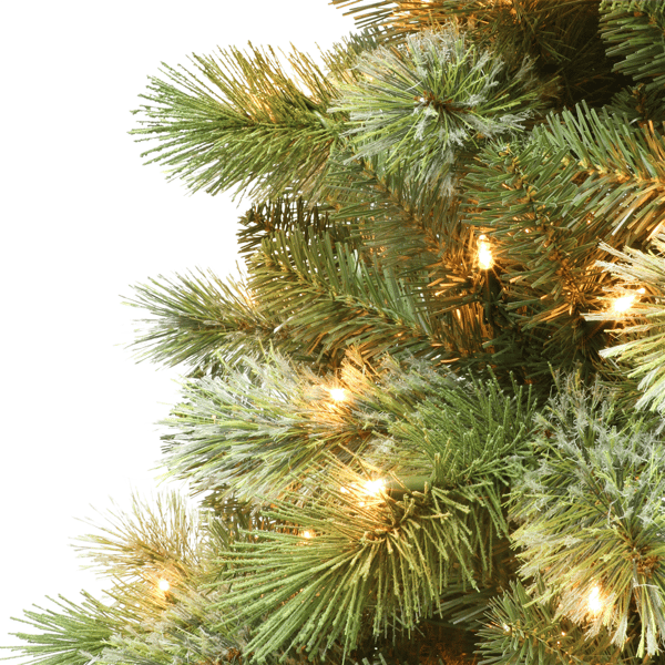 Puleo International 4.5ft. Pre-Lit Oklahoma Pine Christmas Tree