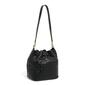 American Leather Co. Aden Drawstring Shoulder Bag - Black Croco - image 2