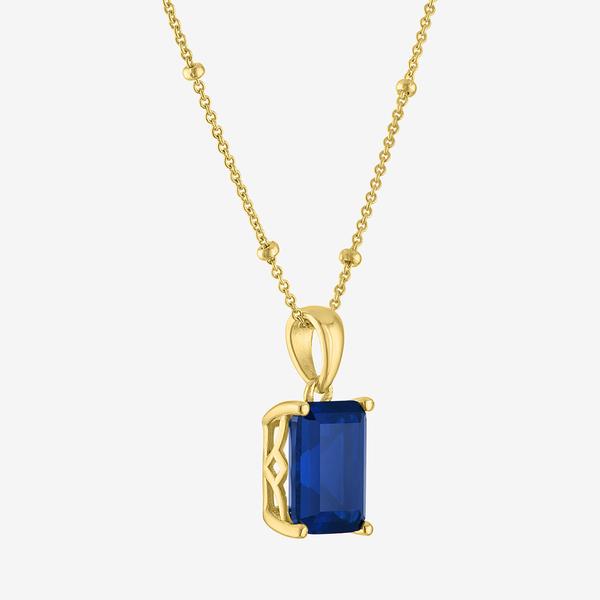 Gemstone Classics™ Lab Grown Sapphire Solitaire Pendant