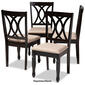 Baxton Studio Reneau Wood Dining Chairs - Set of 4 - image 4