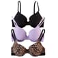 Juniors Juicy Couture 3pk. Push Up Bra w/Logo Band JC4002-3PKBM - image 1