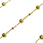 Northlight 15ft. Gold Shiny Disco Ball Beaded Christmas Garland - image 4