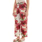 Womens Zac & Rachel Floral Pull On Wide Leg Pants - image 3