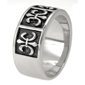 Mens Lynx Antique Finish Fleur De Lis Ring  Stainless Steel Ring - image 7