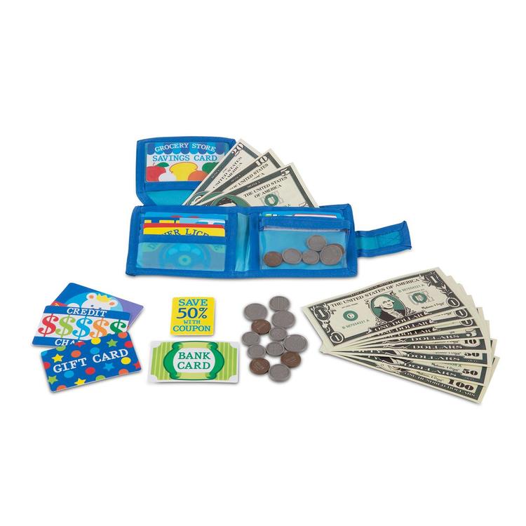 Melissa &amp; Doug® 45pc. Pretend to Spend Wallet