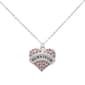 Breast Cancer Awareness Pink Heart Survivors Necklace - image 1