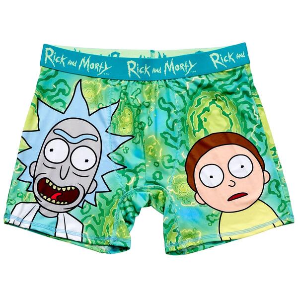 Mens Handcraft Rick &amp; Morty Big Face Boxer Briefs - image 